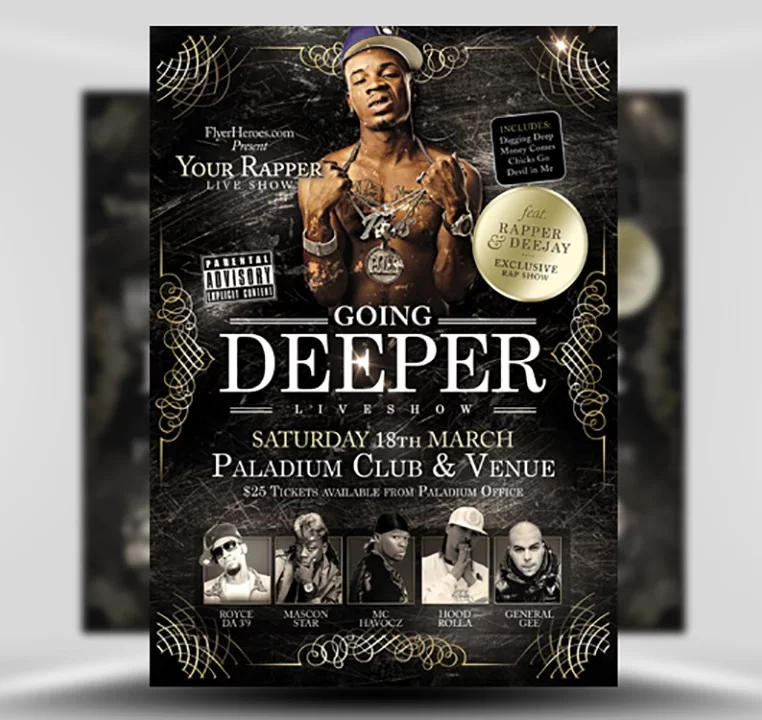 Going Deeper Free Flyer Template