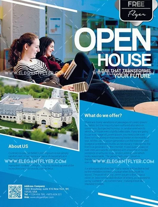 Open House Flyer Template Free