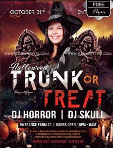 Trunk Or Treat Flyer Template Free