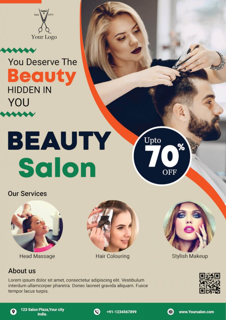 Beauty Salon Free PSD Flyer Template - PSDFlyer