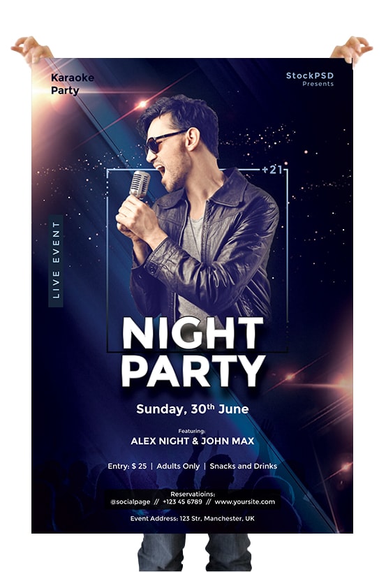Concert Flyer Template Free