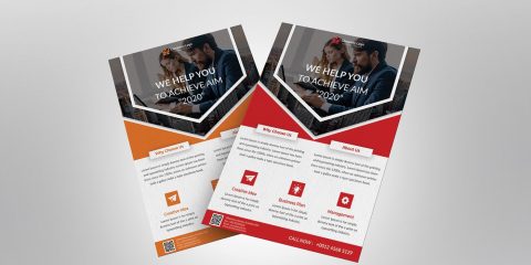Corporate Business PSD Free Flyer Template