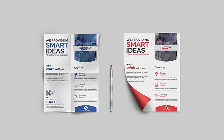 Corporate Agency PSD Free Flyer Template