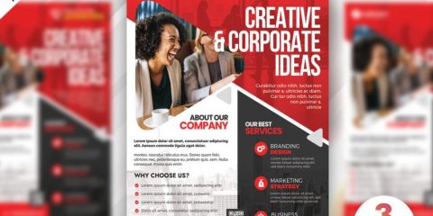 Creative Corporate Free PSD Flyer Template
