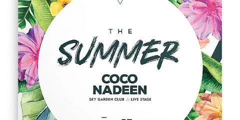 Exotic Summer Free PSD Flyer Template