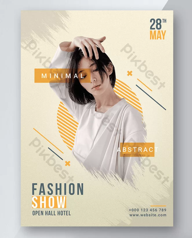 Fashion Show Free PSD Flyer Template