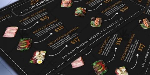 Free Food & Coffee Menu PSD Template