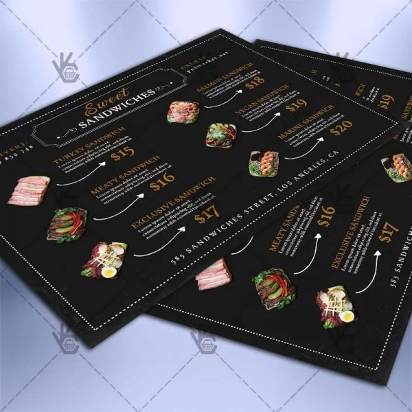 Free Food & Coffee Menu PSD Template