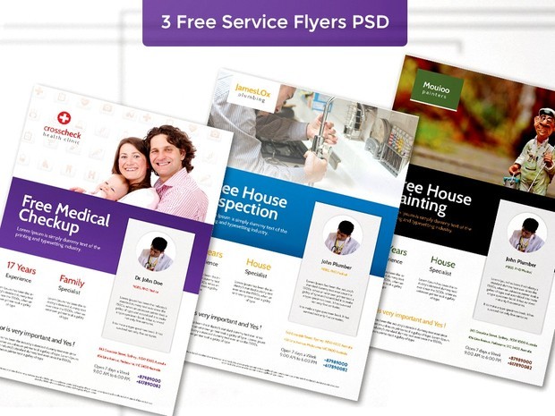 Medical & Health Free PSD Flyer Template