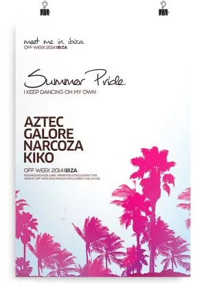 Palms & Beach Free PSD Flyer Template