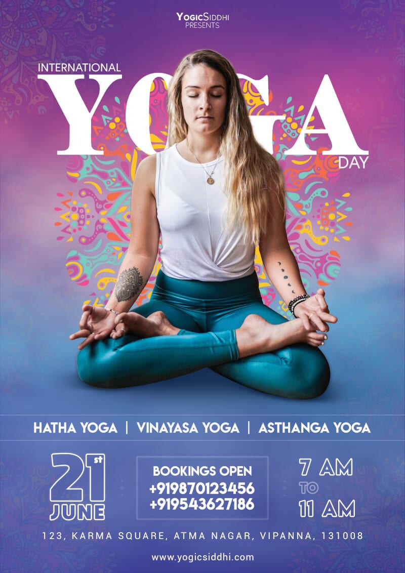 Yoga Today Free PSD Flyer Template PSDFlyer