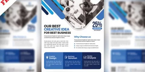 Clean Corporate PSD Flyers Templates