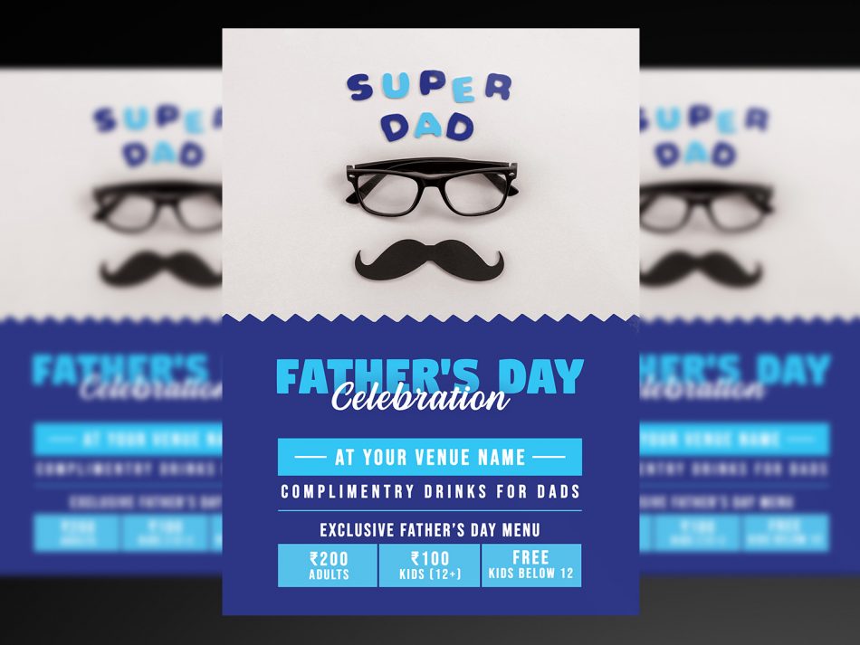 Father's Day PSD Free Flyer Templates
