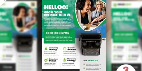 Free Creative Business PSD Flyer Template