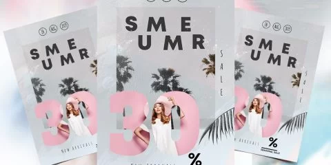 Summer Sale Special Free PSD Flyer Template