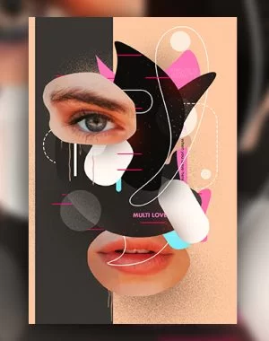 Creative Abstract PSD Free Flyer Template