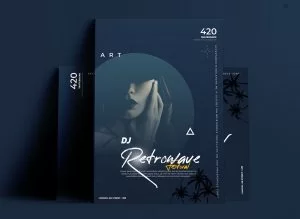 Vibe Party PSD Free Flyer Template