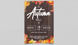 Autumn Fall Free PSD Flyers Template