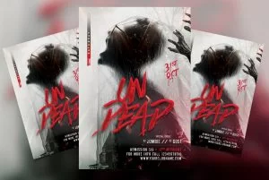 Dead Halloween Free PSD Flyer Template