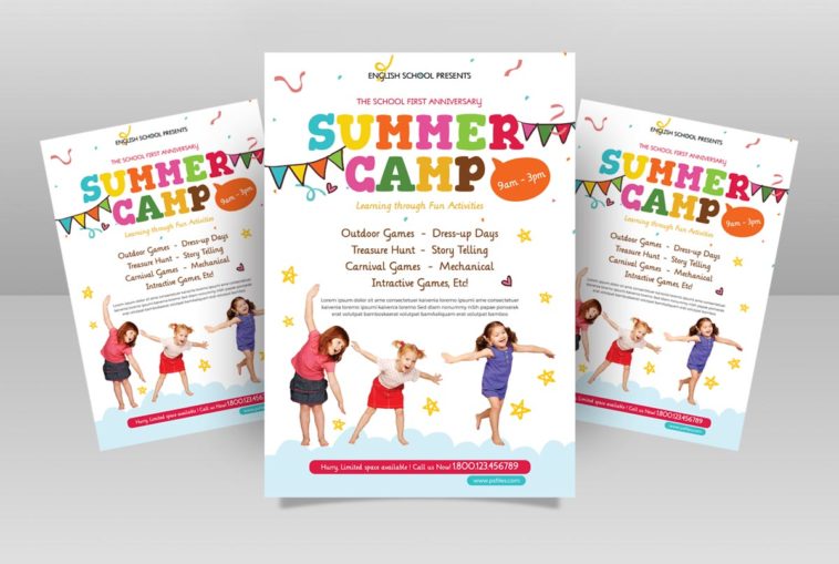 Summer Camp Flyer Template Free