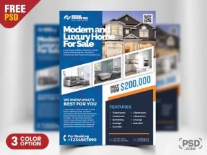 Real Estate Agency Free PSD Flyer Template