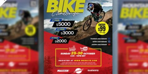 Bike and Sport PSD Flyer Template