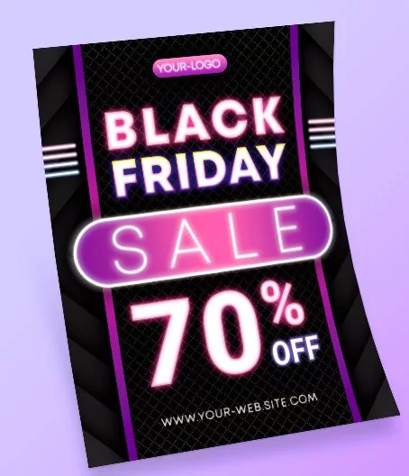 Black Friday Free Flyer PSD