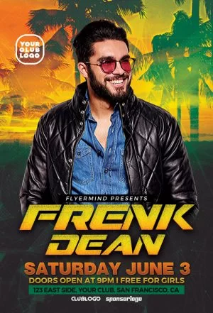 DJ Guest Free PSD Flyer Template