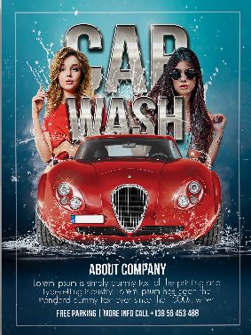 Car Wash Flyers Template from psdflyer.co