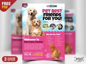 Free Pet Care Flyer Template