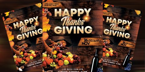 Free Thanksgiving Day Flyer