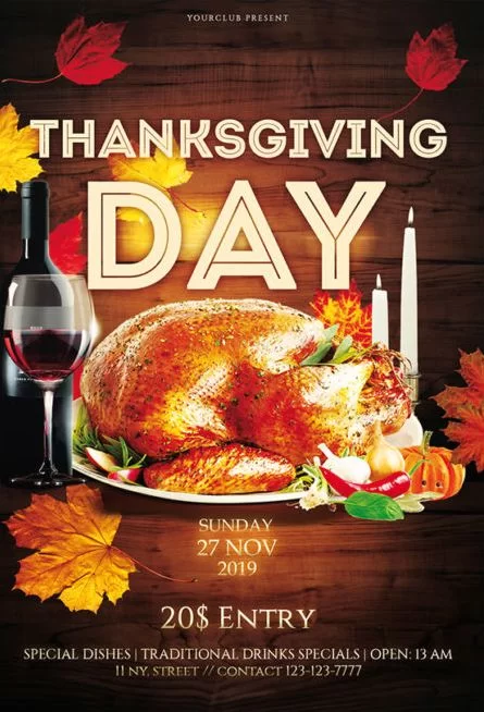 Thanksgiving psd deals