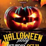 Halloween Night Party Free Flyer