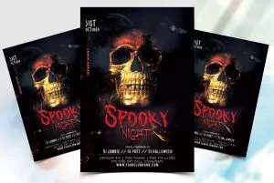 Halloween Party Free Flyer Template