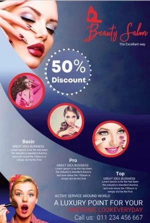Makeup Salon Flyer Template