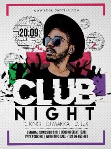 Nighty Club Party – Free PSD Flyer Template