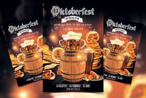 Oktoberfest Events Free PSD Flyer Template