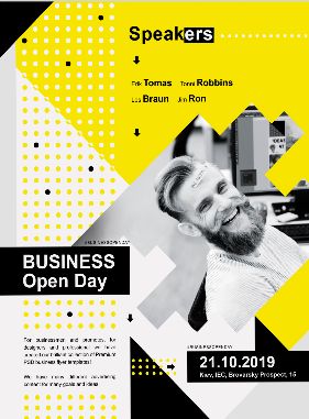 Open for Business Day – Free Flyer Template