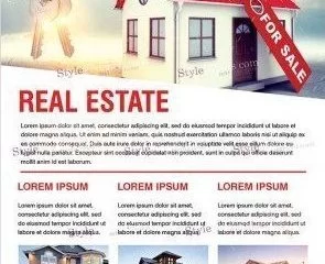 Real Estate PSD Flyer Template for Free