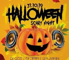 Scary Halloween PSD Flyer Template for Free