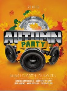 Free Autumn Event Flyer Template