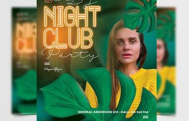 Club Party – Free PSD Flyer Template