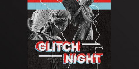 Glitch Night PSD Free Flyer Template