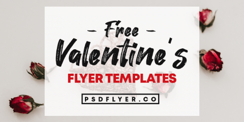 Best Free Valentine's Day PSD Flyers