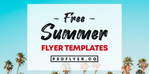 Best Summer & Tropical Free PSD Flyers