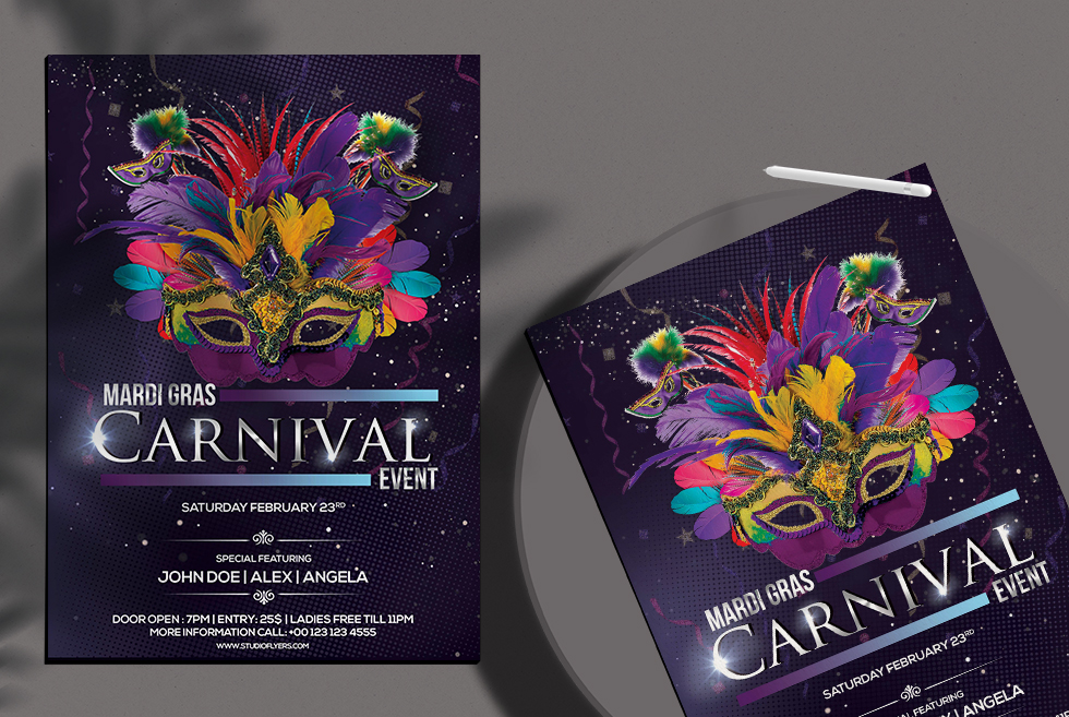 Carnival Festival Free PSD Flyer Template PSDFlyer