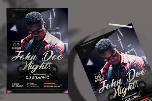 Club Night Party – Free PSD Flyers Template