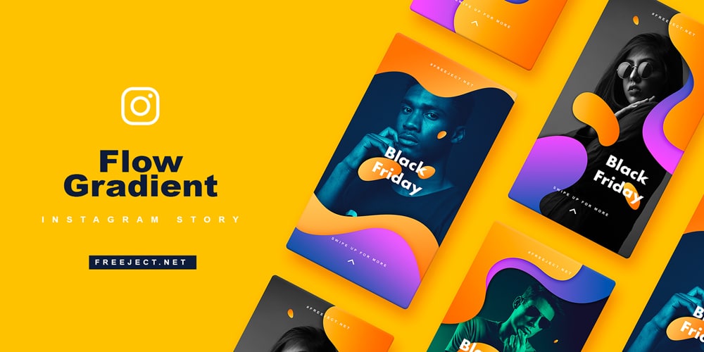 Flow Gradient Instagram Story Template