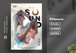 Vibe Events – Clean PSD Free Flyer Template