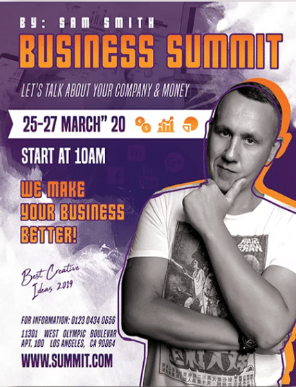 Business PSD Flyer Template for Free